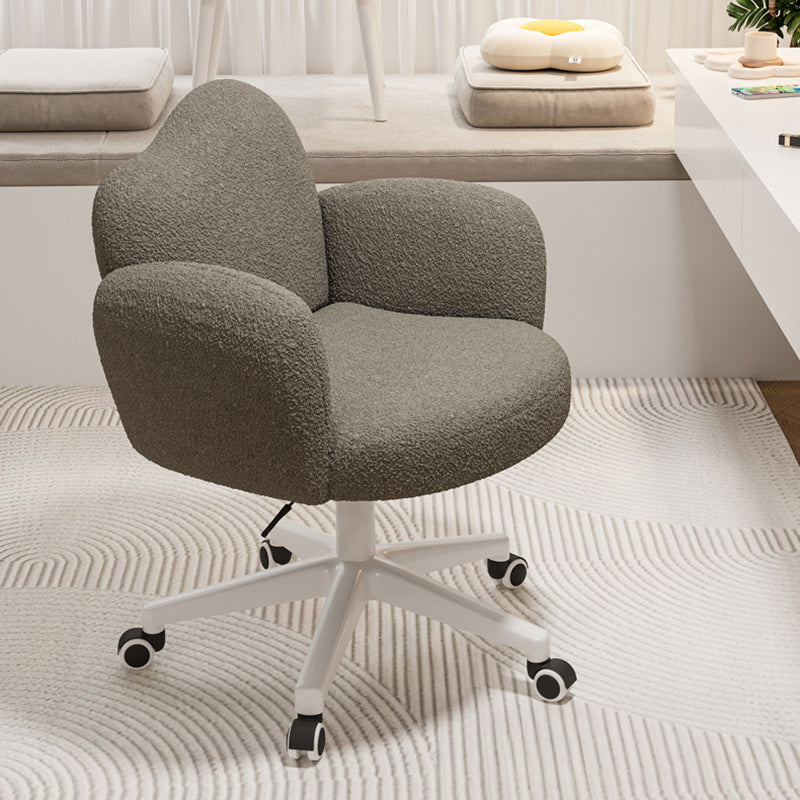 Cloud Nylon Steel Vanity Stool — Without Swivel / Orange