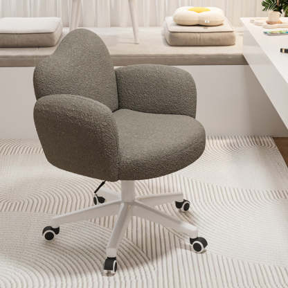 Cloud Nylon Steel Vanity Stool — Without Swivel / Orange