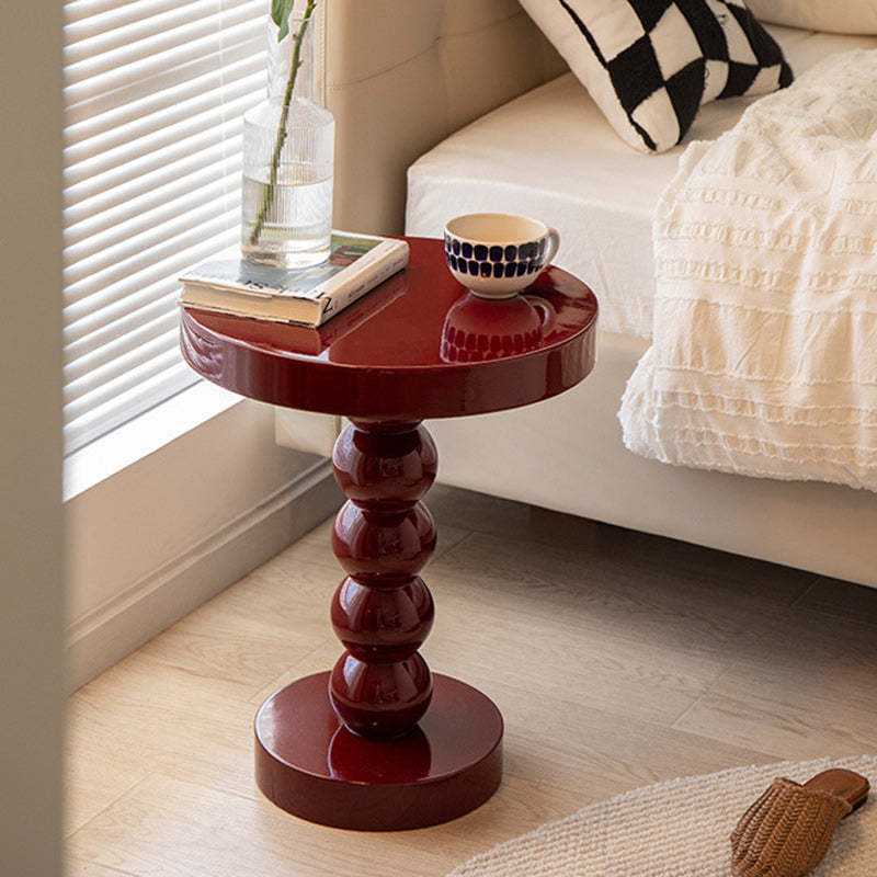 Retro Round Gourd Solid Wood Coffee Table
