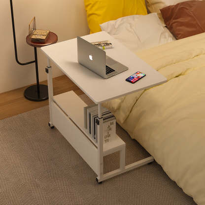 Minimalist Wood Steel Study Side Table