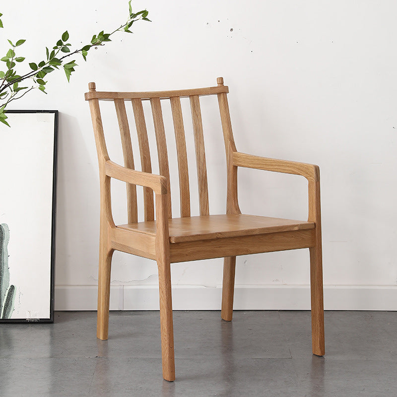 Scandinavian Bent Upholstered Wood Chair