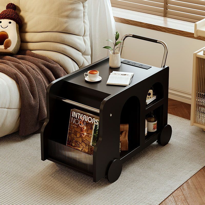 Nordic Trolley Metal Acrylic Side Table