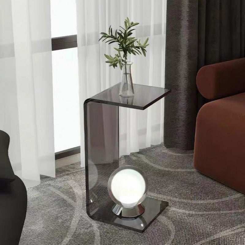 Minimalist Rectangular Acrylic Side Table