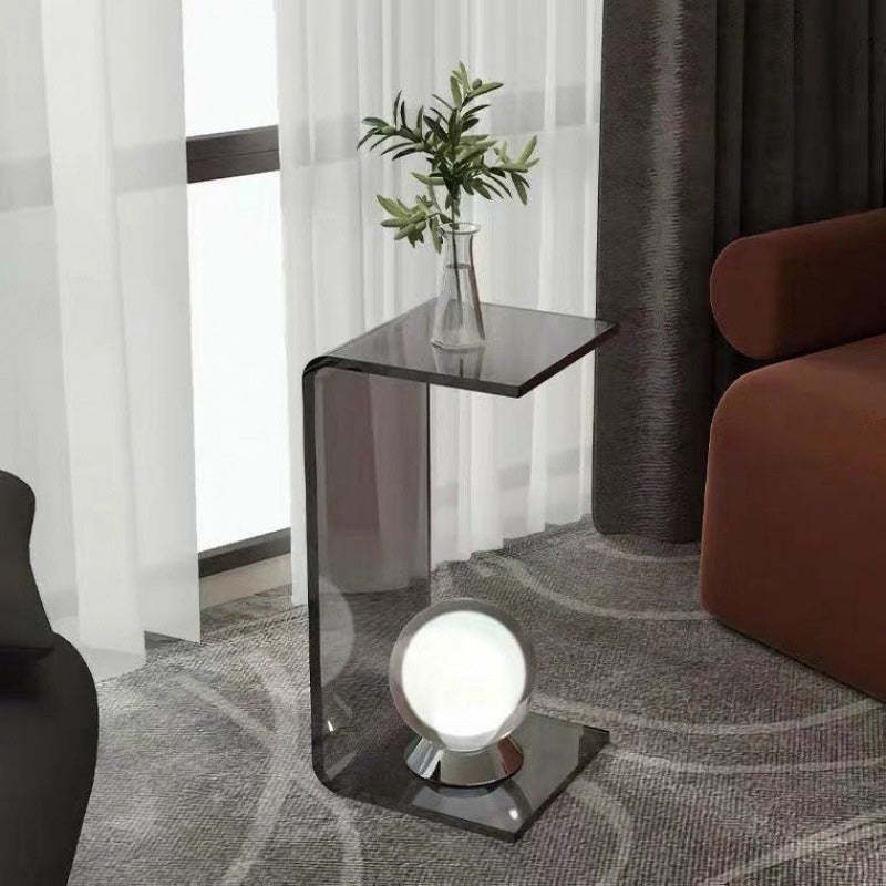 Minimalist Rectangular Acrylic Side Table