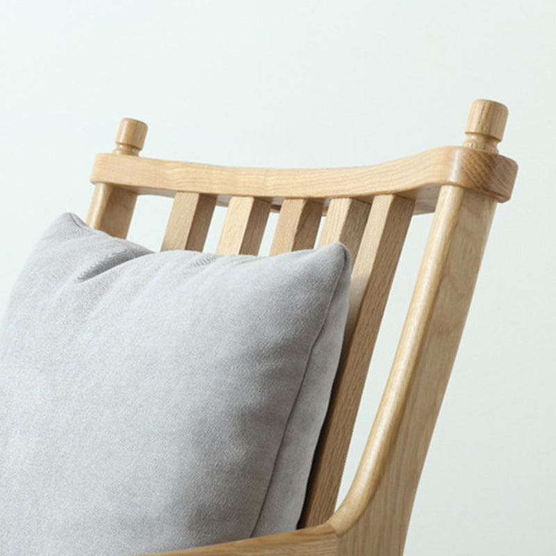 Scandinavian Bent Upholstered Wood Chair