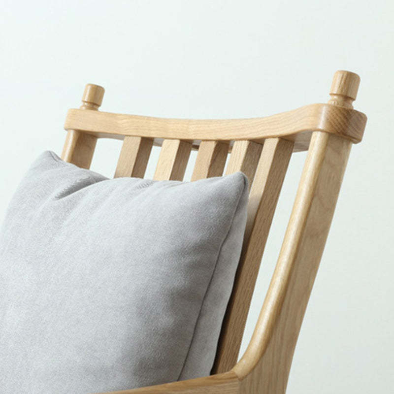 Scandinavian Bent Upholstered Wood Chair