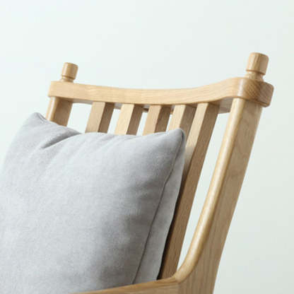 Scandinavian Bent Upholstered Wood Chair