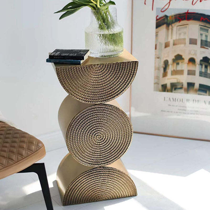 Scandinavian Rectangular Iron Side Table