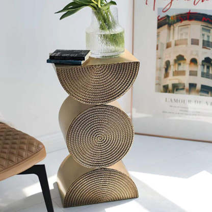 Scandinavian Rectangular Iron Side Table