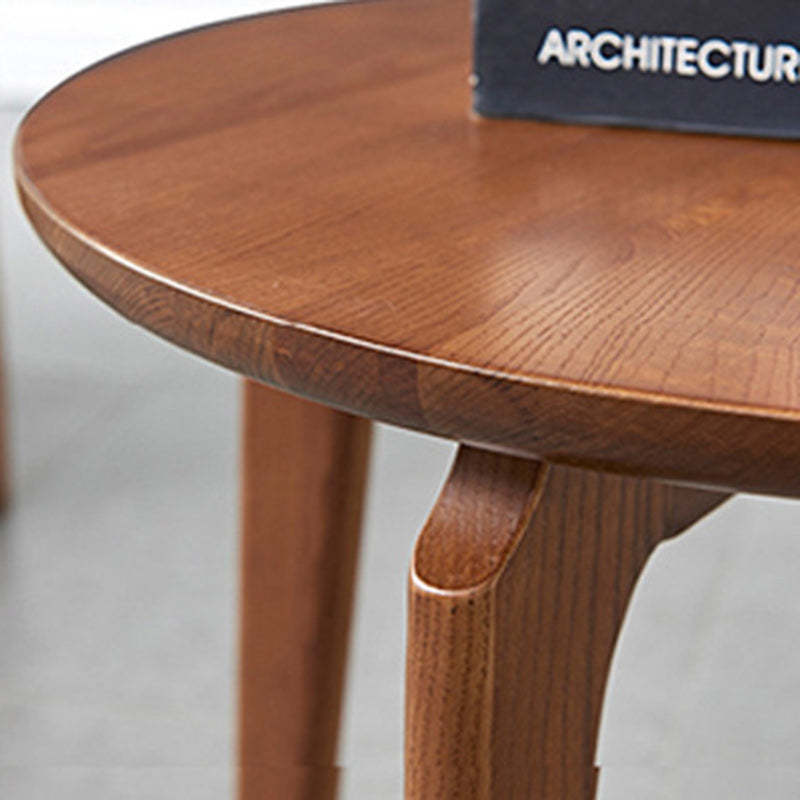 Vintage Round Solid Wood Coffee Table