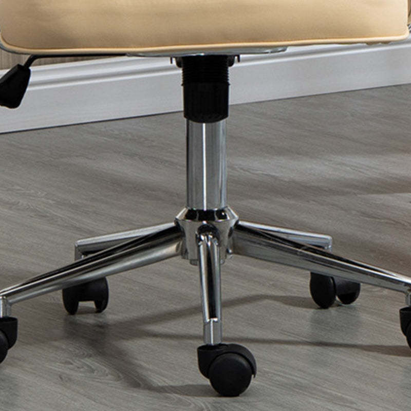 Nordic Leather Metal Desk Chair