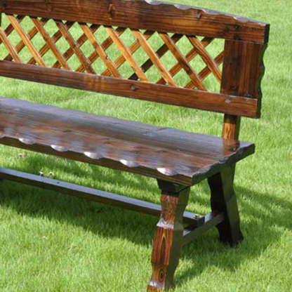 Retro Fir Lattice Outdoor Coffee Table Set