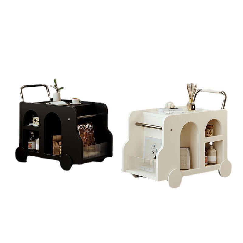 Nordic Trolley Metal Acrylic Side Table