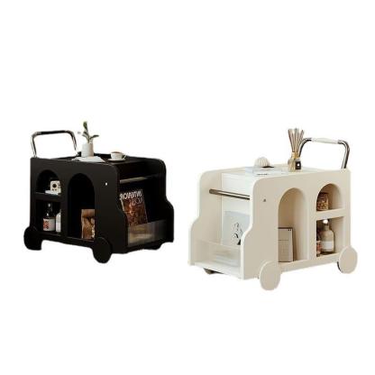 Nordic Trolley Metal Acrylic Side Table
