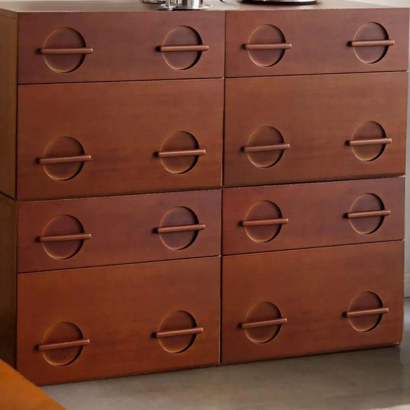 Nordic Solid Wood 2-Drawer Nightstand