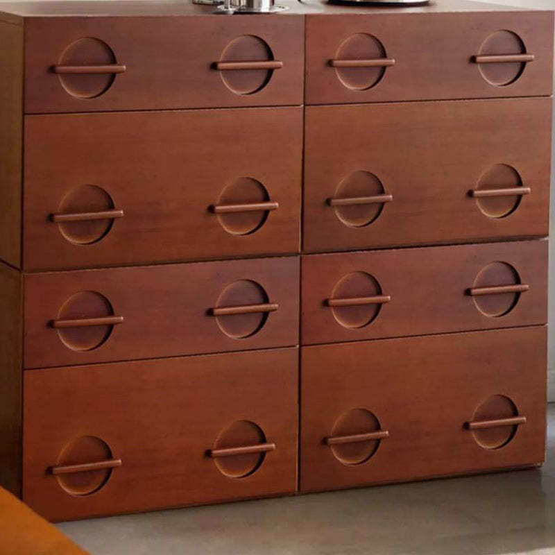 Nordic Solid Wood 2-Drawer Nightstand