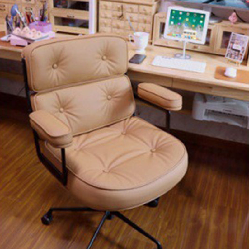 Modern PU Leather Steel Desk Chair