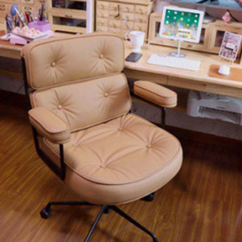 Modern PU Leather Steel Desk Chair
