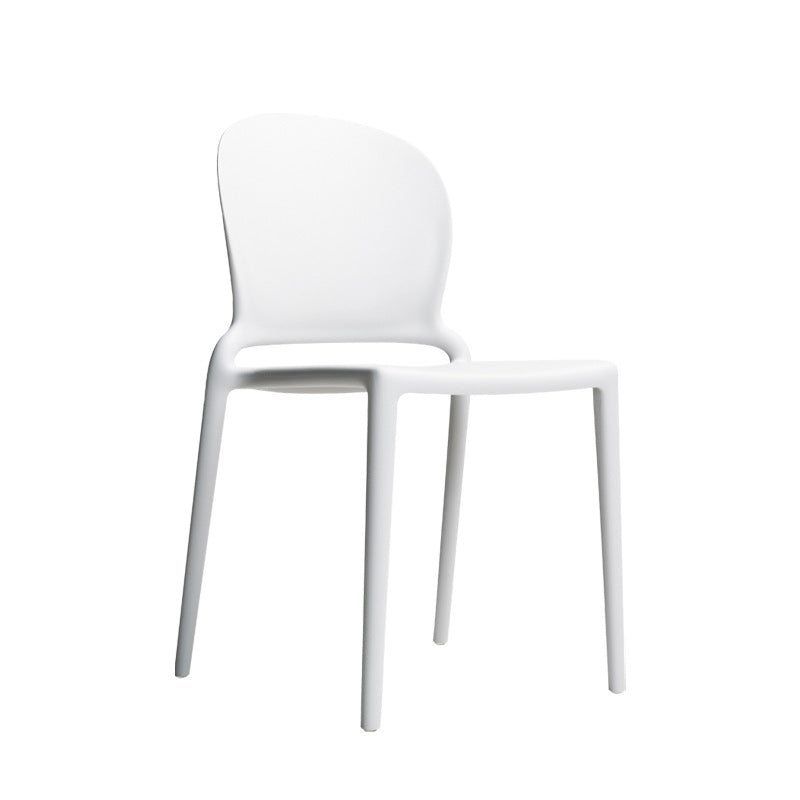 Nordic Curved Armless Dining Chair