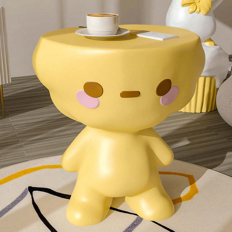Modern Art Deco Kids Cartoon Resin End Table