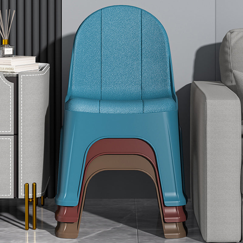 Minimalist Half Round Plastic Chair