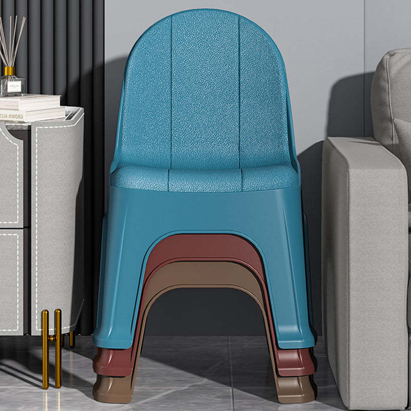 Minimalist Half Round Plastic Chair
