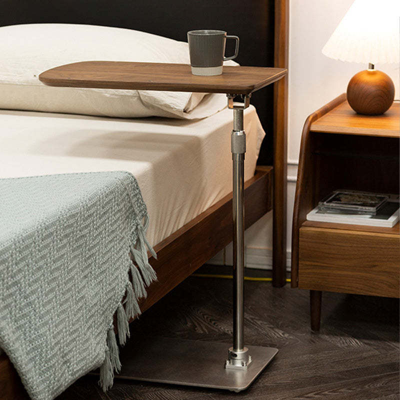 Nordic Cylindrical Solid Wood Steel Side Table