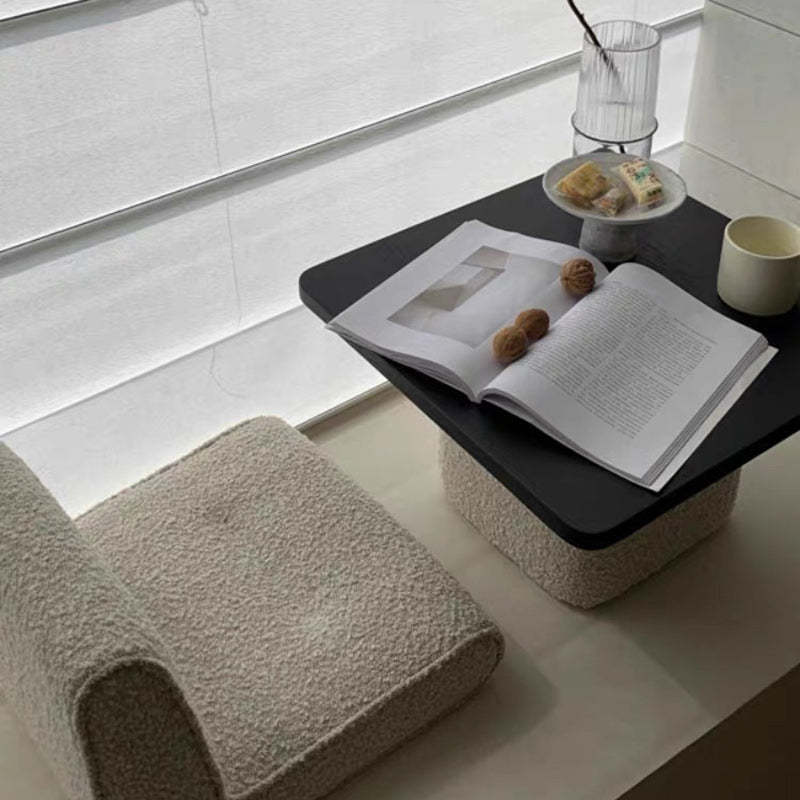 Japanese Square Lambswool Pine Coffee Table