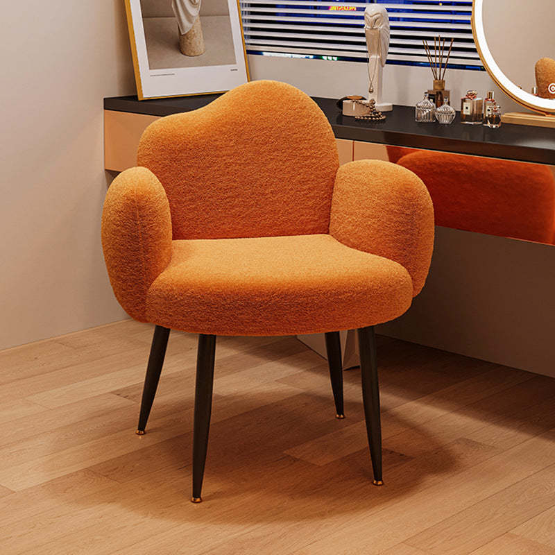 Creative nylon vanity steel vanity stools — Without Swivel / Orange