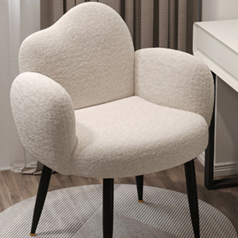 Cloud Nylon Steel Vanity Stool — Swivel / Gray