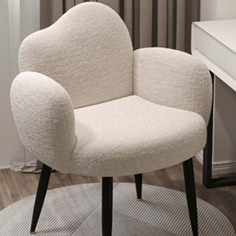 Cloud Nylon Steel Vanity Stool — Swivel / Gray
