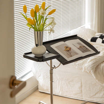 Nordic Wood Steel Liftable End Table