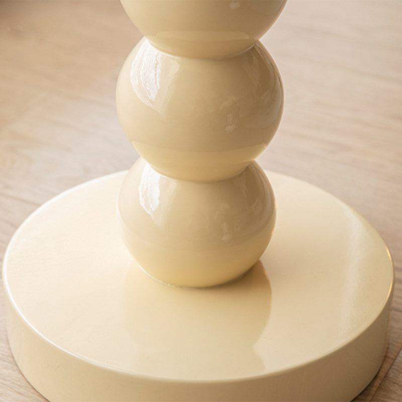 Retro Round Gourd Solid Wood Coffee Table