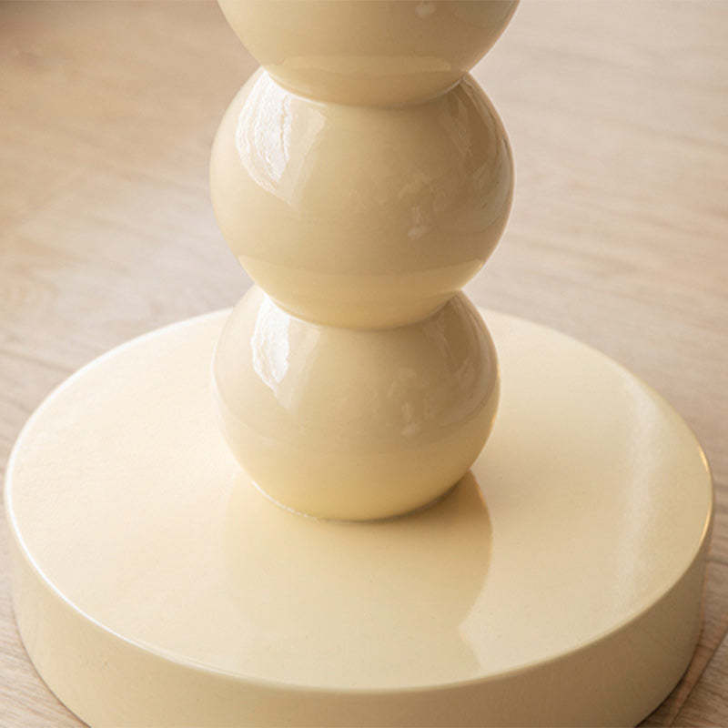 Retro Round Gourd Solid Wood Coffee Table