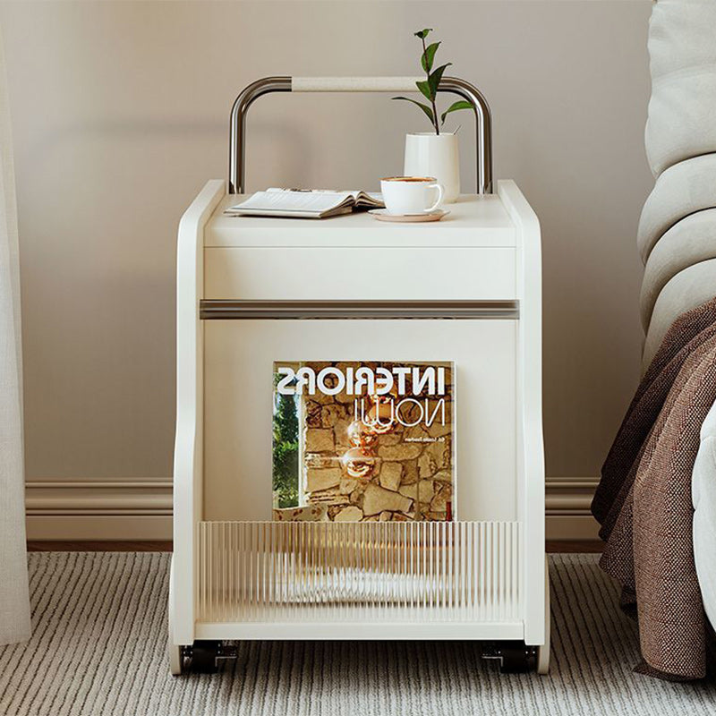 Nordic Trolley Metal Acrylic Side Table