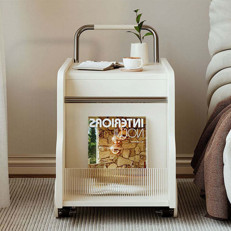 Nordic Trolley Metal Acrylic Side Table