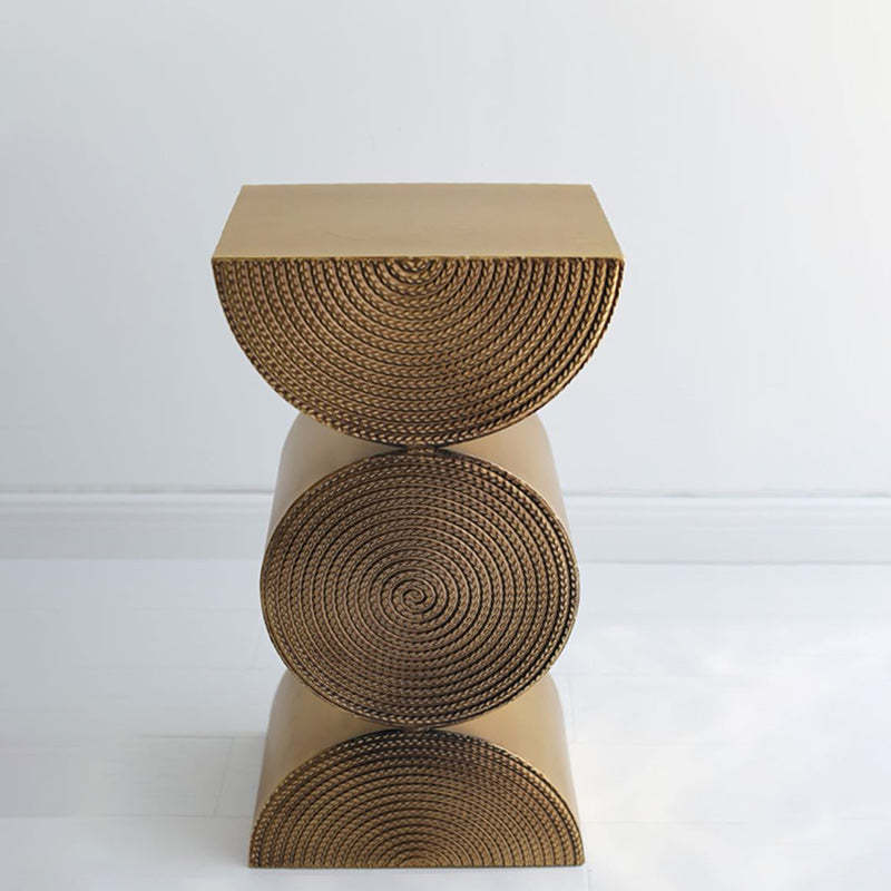 Scandinavian Rectangular Iron Side Table
