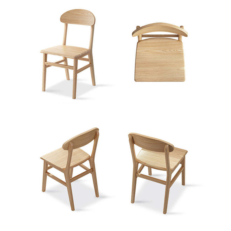 Nordic Wood Elliptical Dining Chair
