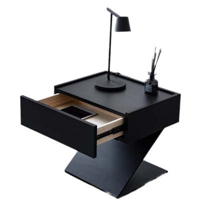 Minimalist Suspended Solid Wood Nightstand