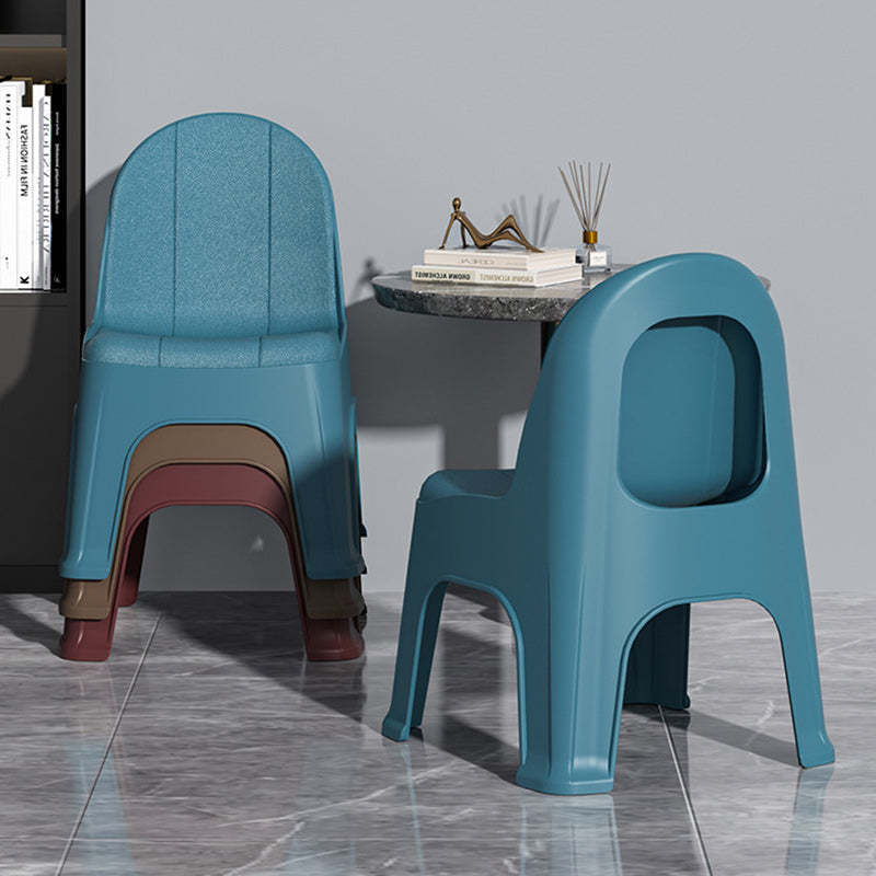 Minimalist Half Round Plastic Chair