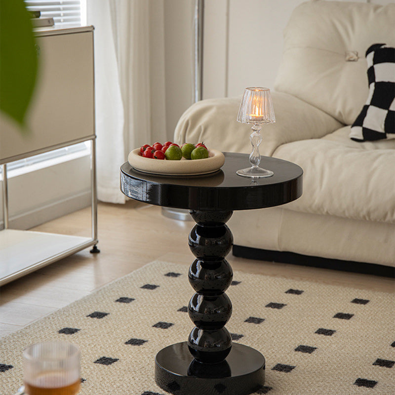 Retro Round Gourd Solid Wood Coffee Table