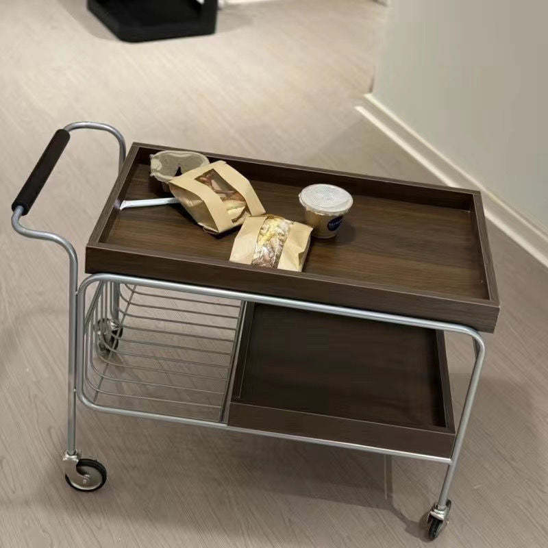 Lighom removable end metal wood end & side tables for living room