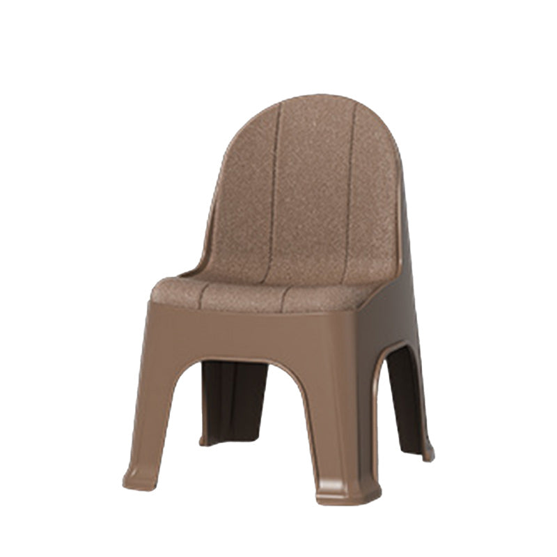 Minimalist Half Round Plastic Chair