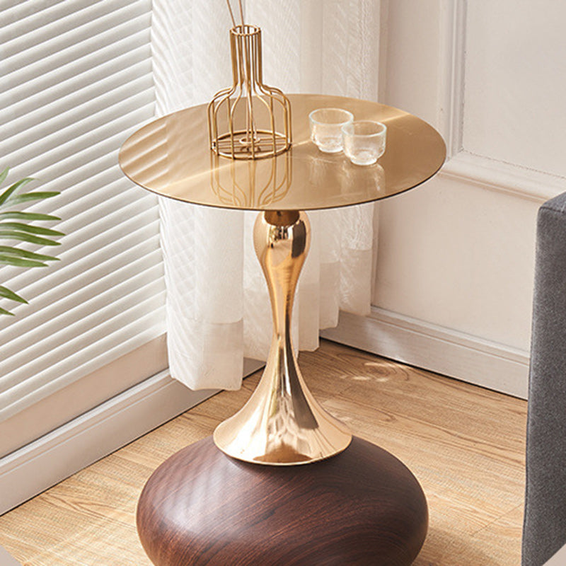 Luxury Round Oval Metal Coffee Table