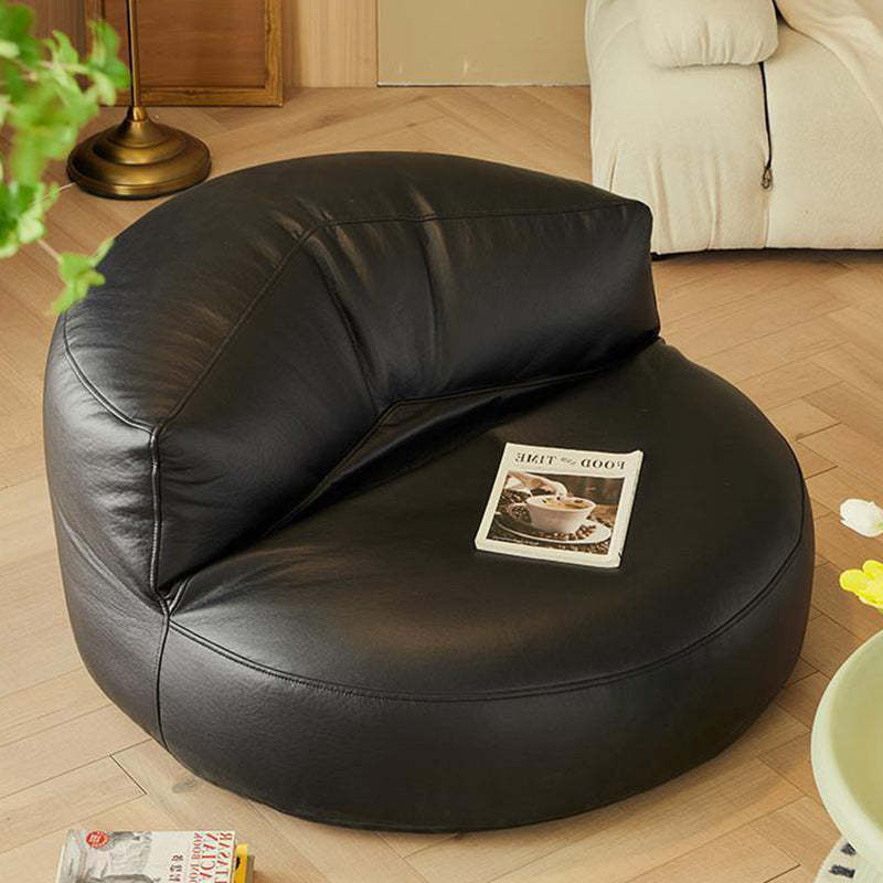 Contemporary Round Fabric Accent Chair