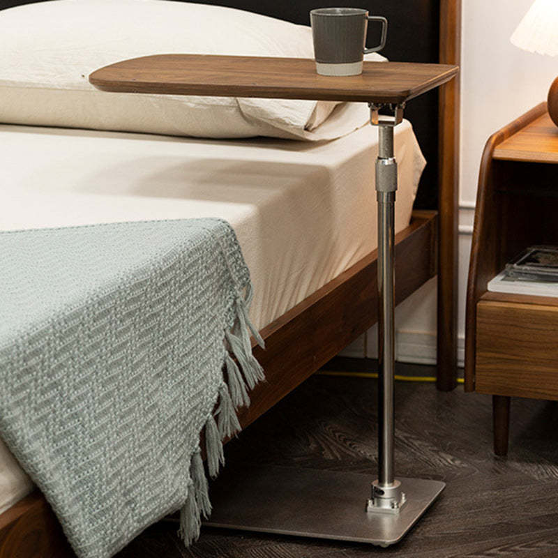 Nordic Cylindrical Solid Wood Steel Side Table