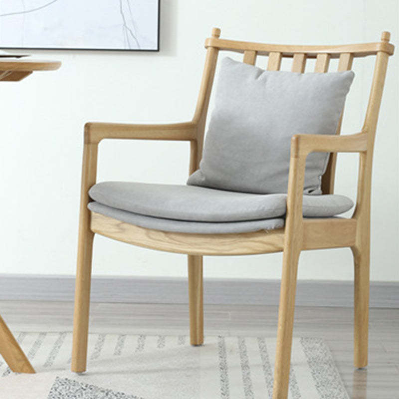 Scandinavian Bent Upholstered Wood Chair