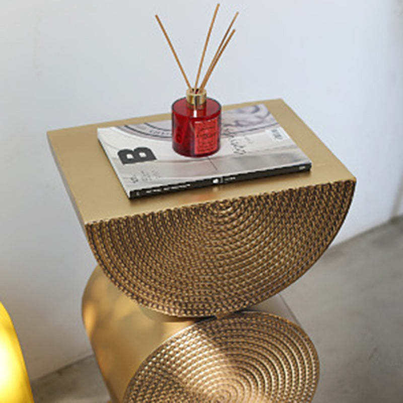 Scandinavian Rectangular Iron Side Table