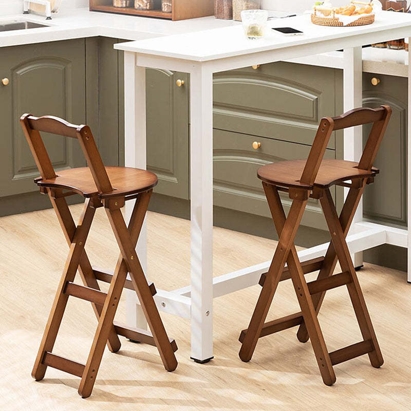 Wood bamboo metal wood round bar & counter stools - minimalist