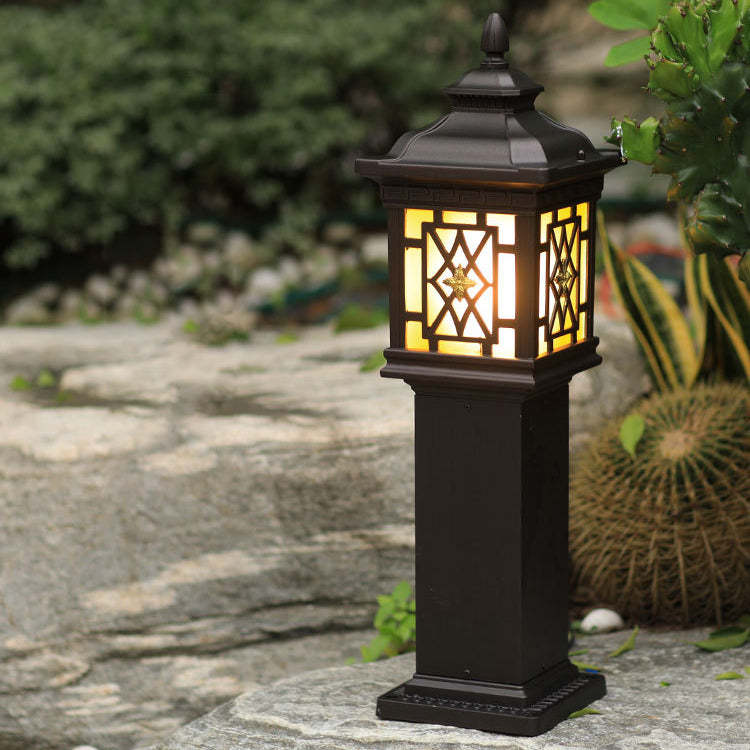 Chinese Palace Roof Pillar Aluminum Landscape